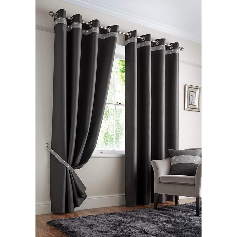 Fairmont Park Peringer Polyester Room Darkening Eyelet Curtain Pair